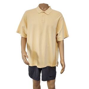L.L. Bean Yellow Polo XXL Tall